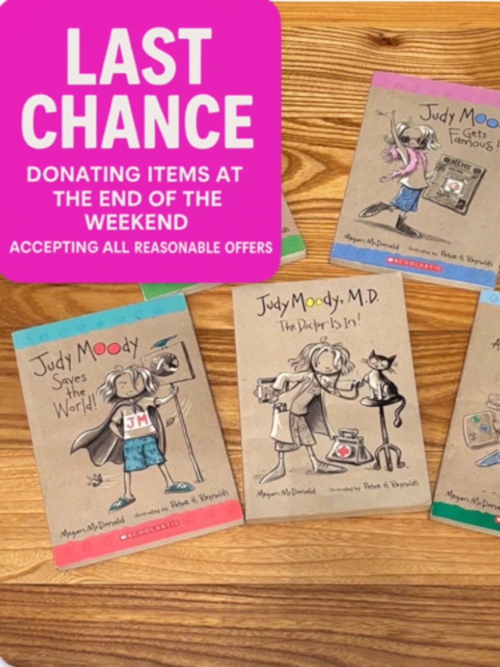 Bundle of Judy Moody Chapter Books by Megan McDonald
